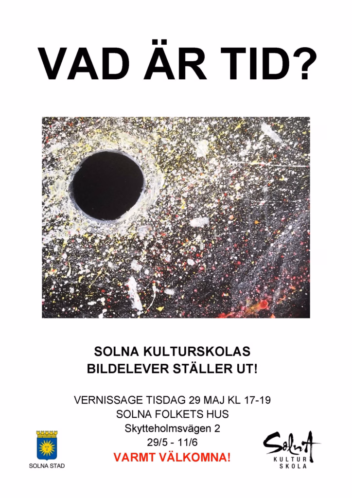 solna folkets hus utställning 2018 vad är tid
