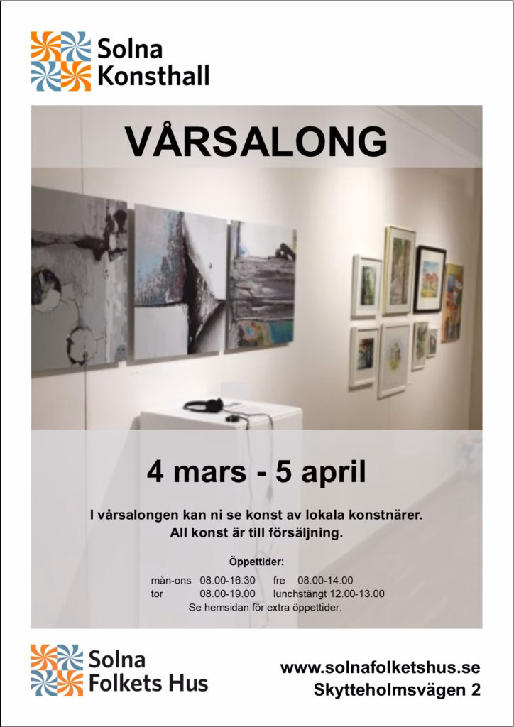 solna folkets hus utställning 2019 vårsalong