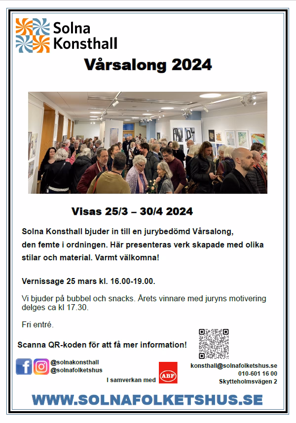 solna folkets hus utställning 2024 vårsalong 2024